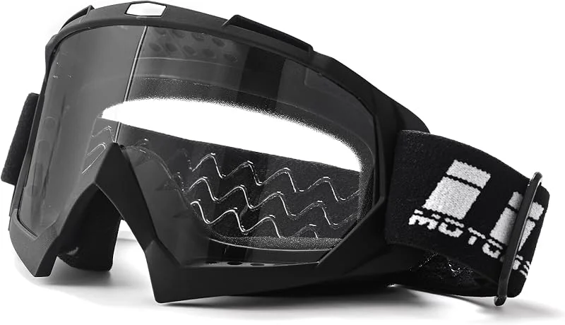 Lanzhou Gafas de motocross de ATV de carretera de bicicleta MX para hombres, mujeres y jóvenes, aptas para gafas UV400, resistentes al viento — Equipo esqui