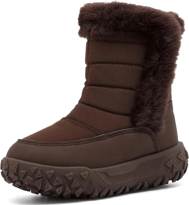 Botas Nieve Niñas, Forro Polar Cálido, Suela Antideslizante, Impermeables — Equipo esqui