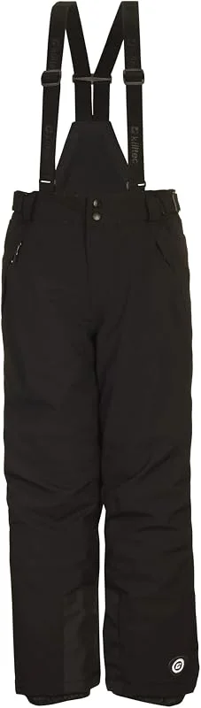 Killtec Pantalones de esquí para niños con peto desmontable, paranieves y protección en los bordes, impermeables, transpirables — Ropa esqui