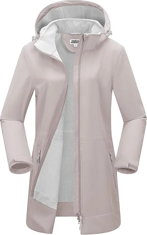 Outdoor Ventures Chaqueta softshell impermeable para mujer — Ropa esqui