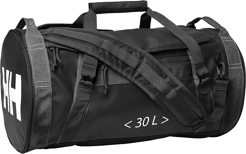 Helly Hansen Unisex Bolsa de lona HH 2 30L, Negro 2.0, STD — Equipo esqui
