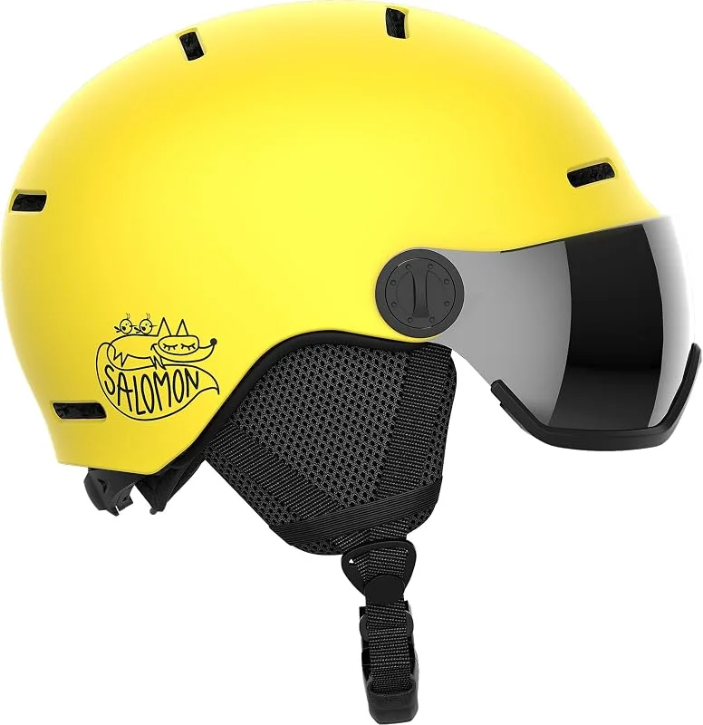 Salomon Orka Visor Casco de Esquí con Visera para Niños, Snowboard Protección, Comodidad óptima, Estilo Deportivo para Tus Aventuras de Nieve — Equipo esqui