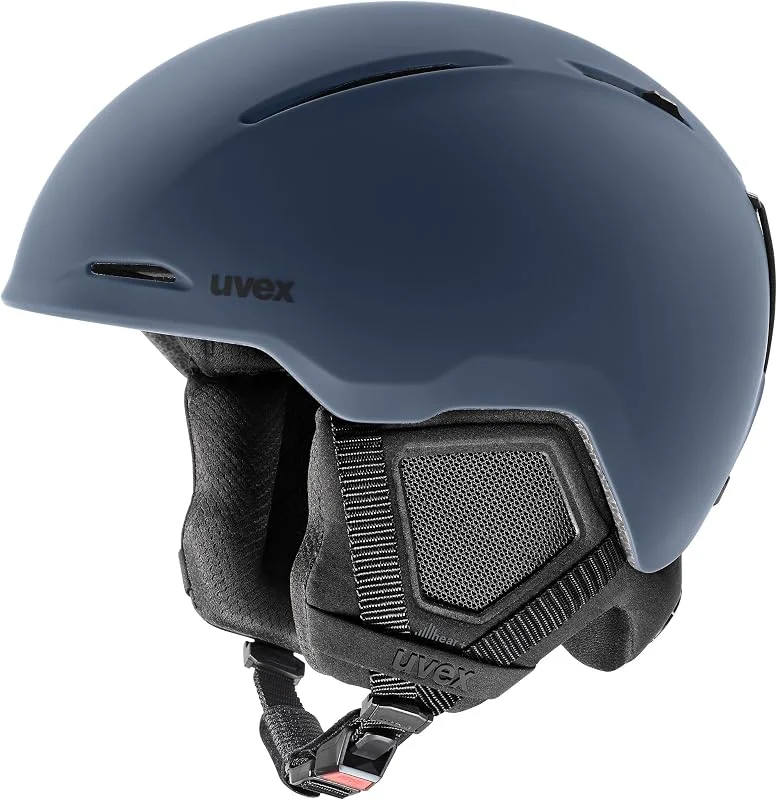 uvex Monte LT – Casco de esquí Robusto, Ligero y Elegante para Mujeres y Hombres con Ajuste de Talla Individual – Azul Dusk Mate – 59–63 cm — Equipo esqui