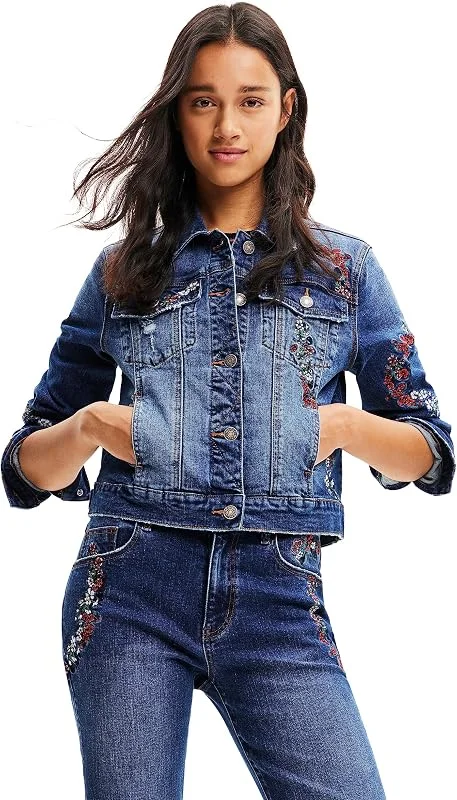 Desigual Chaqueta_denis Chaqueta Dim para mujer (Pack de 1) — Ropa esqui