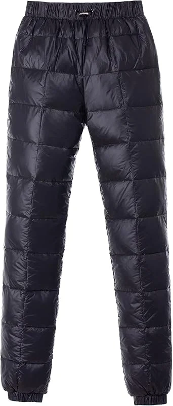 Pantalones de Plumón de Invierno Pantalones de Esquí al Aire Libre a Prueba de Viento y Cálidos Pantalones de Nieve Compresibles — Ropa esqui