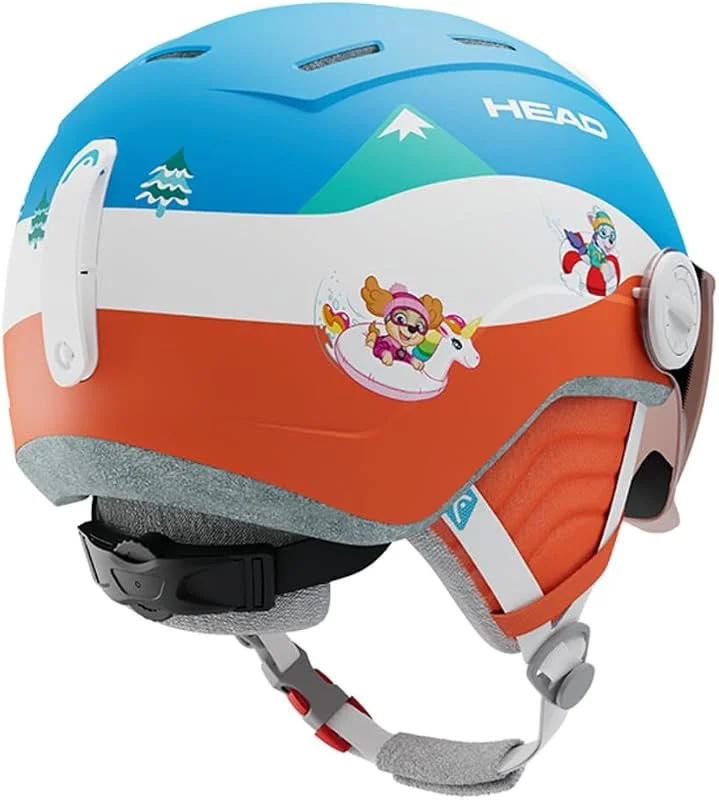 Head Mojo Visor Paw Patrol - Casco de esquí y Snowboard con Visor, diseño de la Patrulla Canina — Equipo esqui