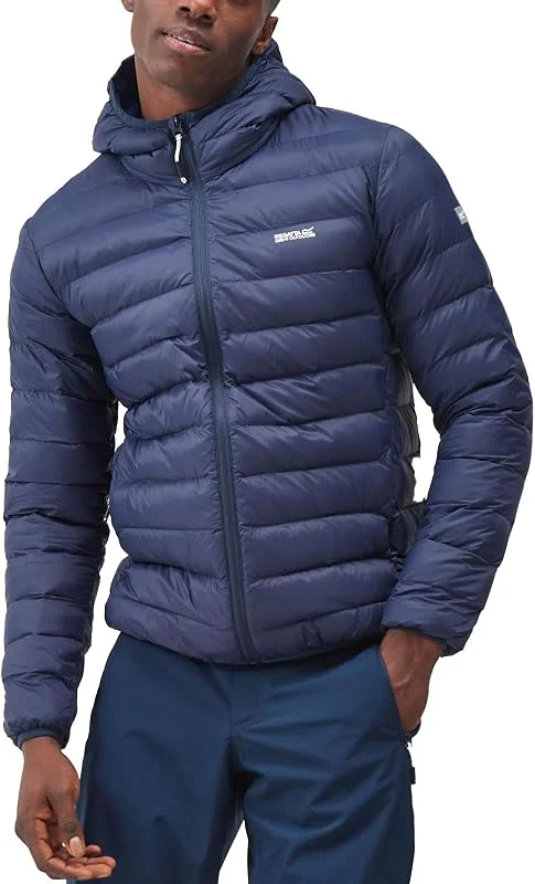 Regatta Mens Marizion Baffled Water Repellent Jacket Coat Chaqueta acolchada Hombre (Pack de 1) — Plumon fino