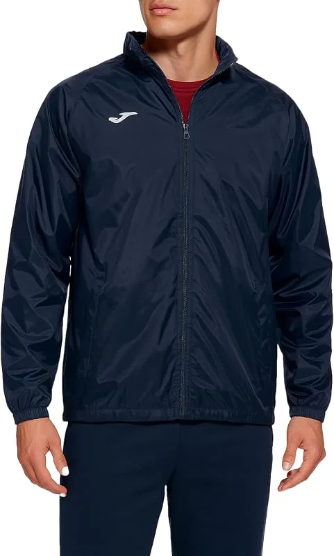 Joma - Chubasquero Impermeable con Capucha, 6XS - 3XL - Cortavientos con Bolsillos Laterales y Puños Elásticos - Iris — Plumon fino