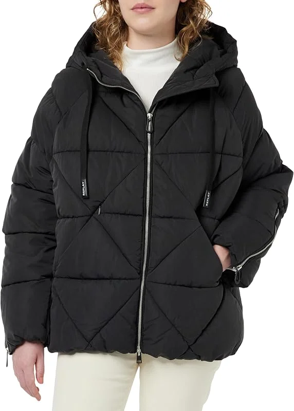 Replay W7805 Chaqueta acolchada Mujer — Plumon fino