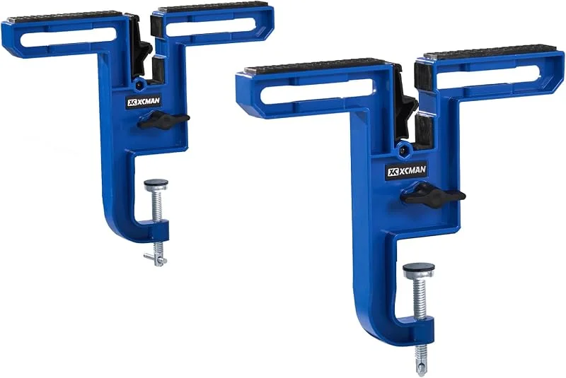 XCMAN Tornillo de banco de esquí y snowboard para afinar y encerar, duradero y estable, material de aluminio — Equipo esqui