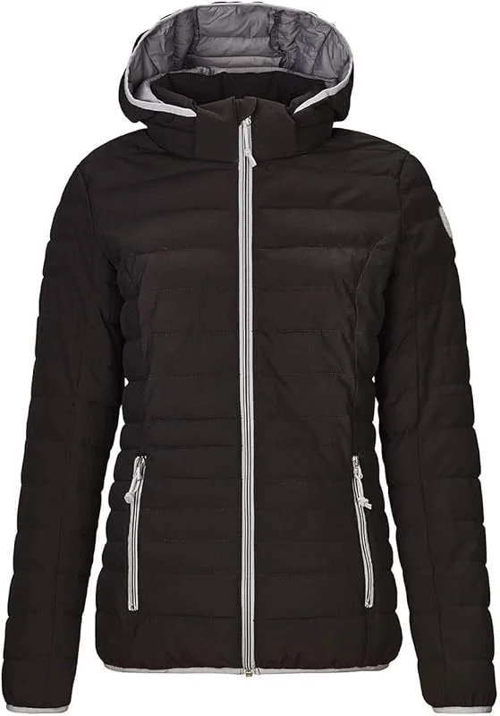 G.I.G.A. DX Uyaka Chaqueta acolchada, chaqueta informal funcional con look de plumón y capucha con cremallera Mujer — Plumon fino