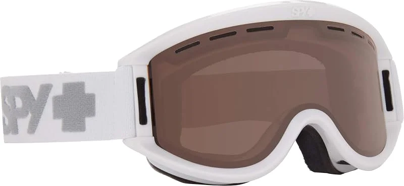 Spy GETAWAY WHITE - Gafas de esquí (talla única), color bronce — Equipo esqui