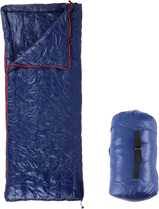 Saco de Dormir de plumón de Ganso Ultraligero Preson Individual con Bolsa de Almacenamiento para Senderismo, Acampada, mochilero, montañismo — Plumon fino