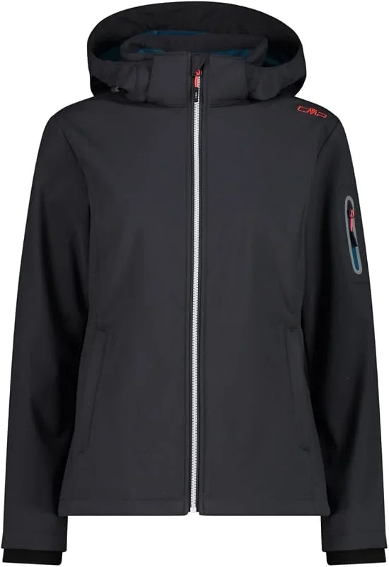 CMP Chaqueta Softshell de Mujer con Capucha Desmontable — Ropa esqui