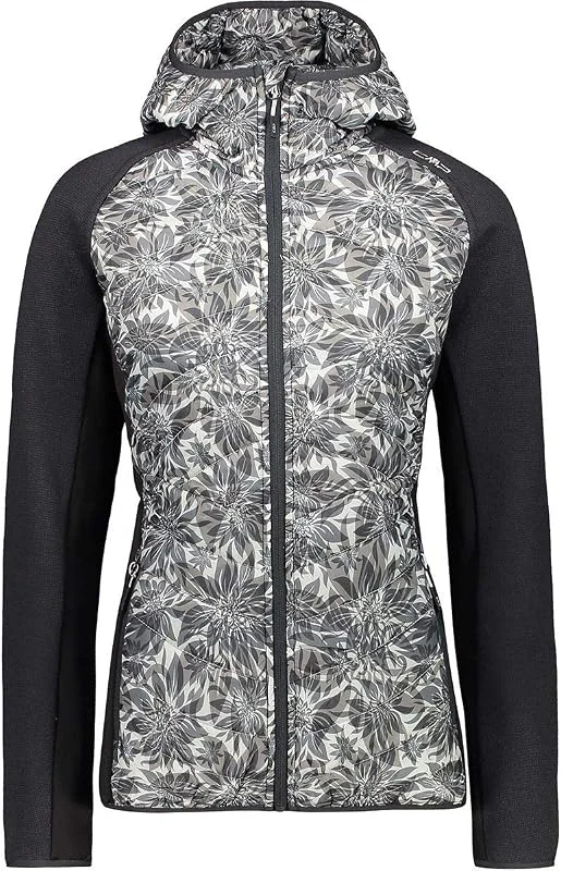 CMP Mujer Chaqueta Knit-Tech Capucha Fija — Ropa esqui