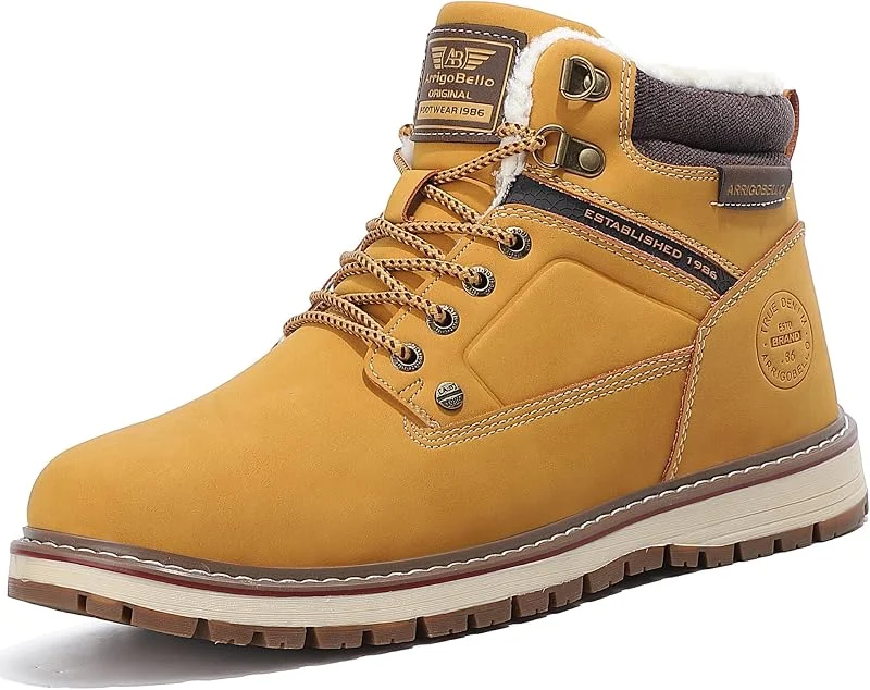 ARRIGO BELLO Botas Hombre Invierno Zapatos Montaña Botines Nieve 41-46 — Equipo esqui