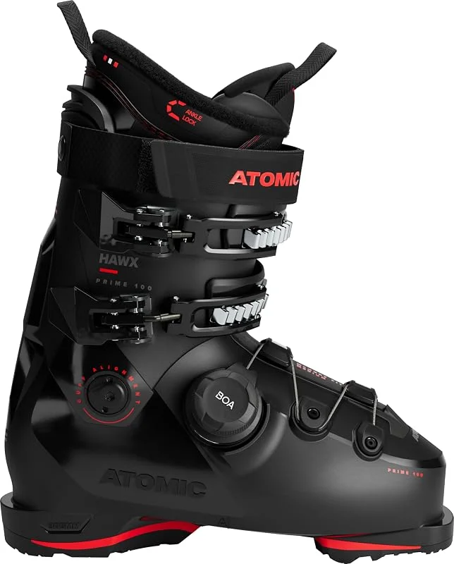 Atomic HAWX Prime 100 Boa Skischuhe - Mittelbreite Ski-Boots mit 100 mm Passform & 100er-Flex - Hochwertige Ski-Schuhe mit präzisem Boa® Fit System — Equipo esqui