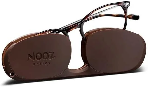 Nooz Optics Gafas de Lectura graduadas Essential Alba - Gafas Presbicia Para Hombre y Mujer - Montura de Nylon Ultraligera - Estuche Ultracompacto - Ovaladas — Plumon fino