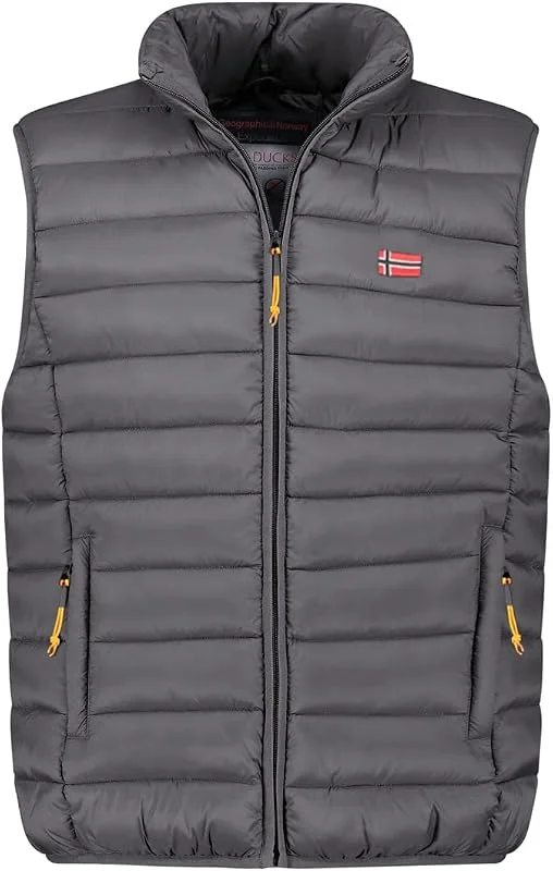 Geographical Norway Vamigolor Men Basic - Chaqueta Hombre Cálida Esqui - Abrigo Para Hombres Sin Capucha - Parka Elegante A Prueba De Viento - Otono Invierno Primavera — Ropa esqui