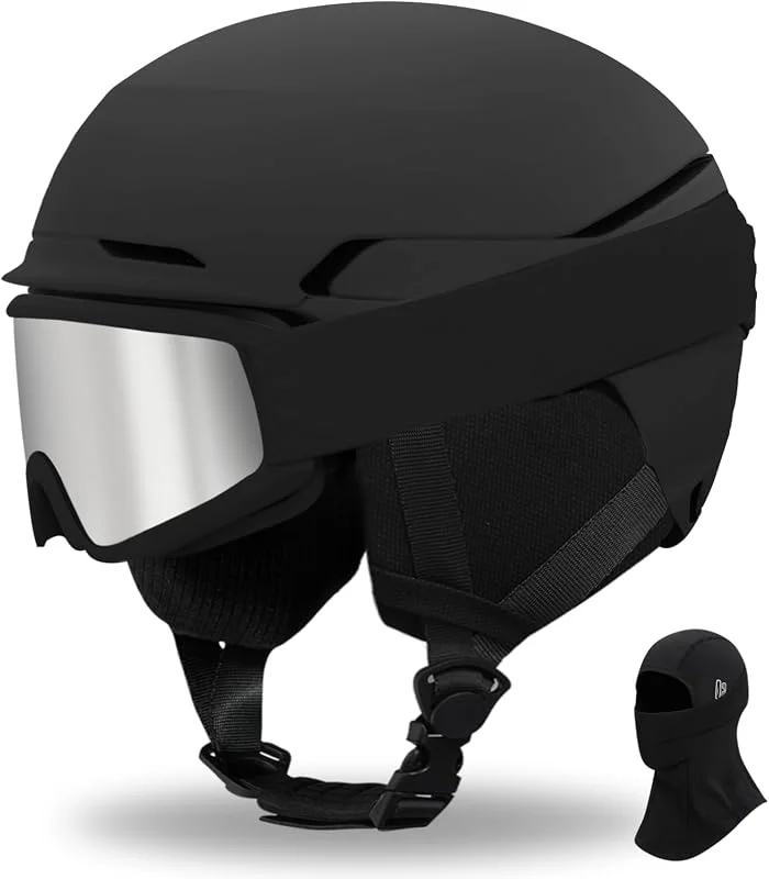 VCOROS Casco de Esquí Kit con Gafas de Esquí Capucha DXH811 para Esquí — Equipo esqui