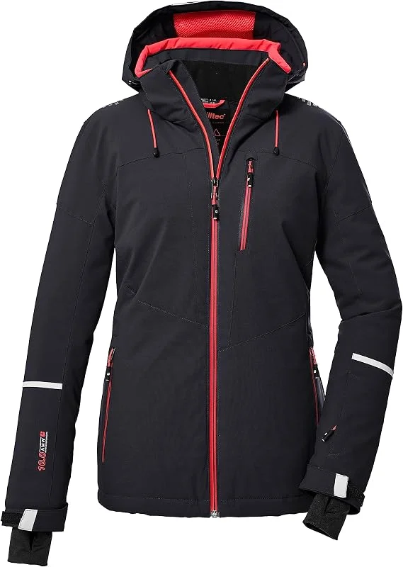 Killtec Ksw 81 Wmn Ski Jckt Chaqueta de esquí, chaqueta funcional con capucha desmontable y paranieves Women´s — Ropa esqui