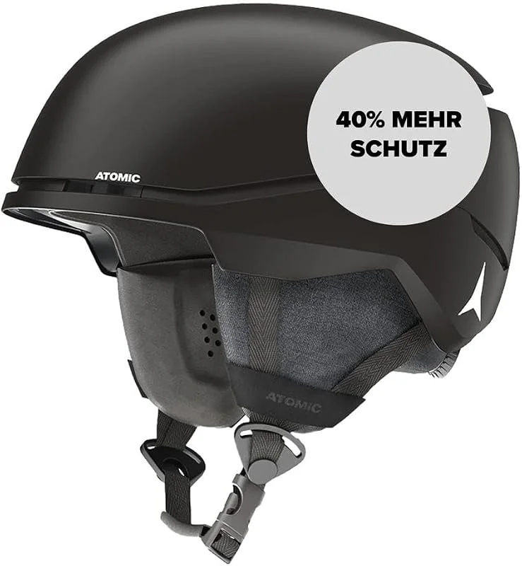 ATOMIC Four AMID Casco de esquí Negro, Talla L, máxima Seguridad, Sistema de Ajuste Fit System de 360° cómodo, Sistema de ventilación, Circunferencia de Cabeza 59-63 cm — Equipo esqui