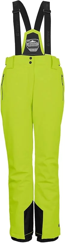 killtec Ksw 249 Wmn Ski Pnts Pantalones de esquí con Tirantes extraíbles, protección en los Bordes y paranieves Unisex Adulto — Ropa esqui