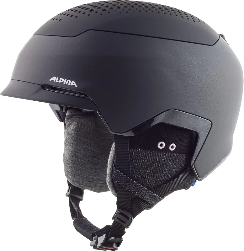 ALPINA Unisex - Adultos, GEMS Casco de esquí, Black-Rose Matt, 55-59 cm — Equipo esqui