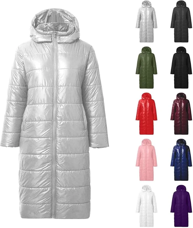 Genérico Chaqueta Plumas Ligeros Mujer Largo Plumifero Ultraligero Mujer Invierno Plumífero Ligero Anorak Mujer Plumon Puffer Down Jacket Plumiferos Largos Abrigo Cazadora Plumas Pluma Mujer — Plumon fino