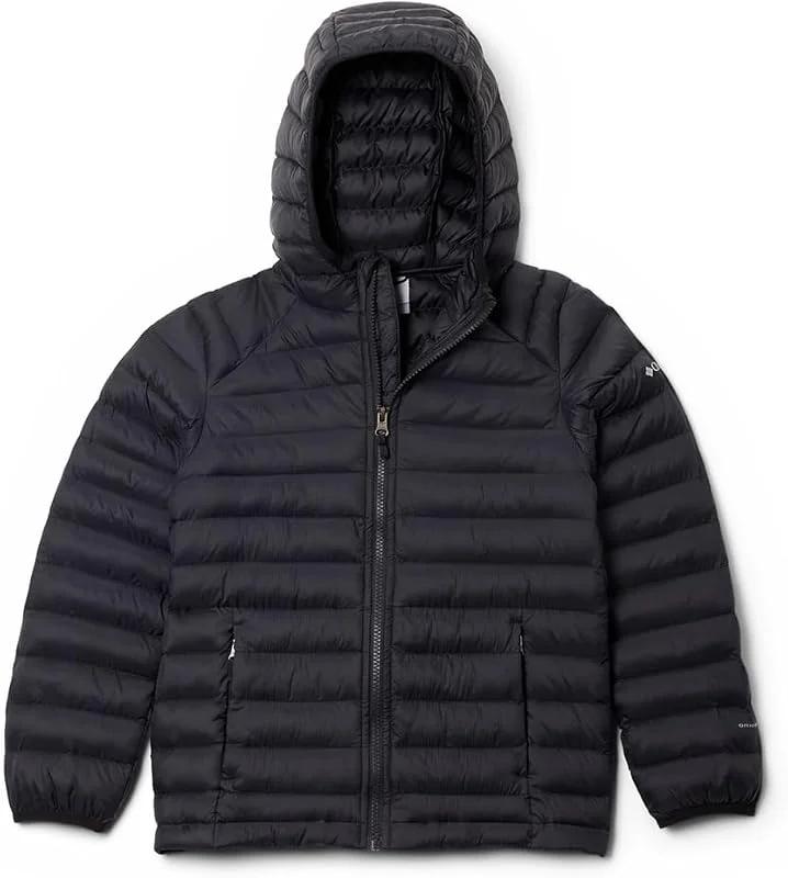 Columbia Powder Pass Hooded Jacket, Chaqueta Acolchada Con Capucha para Junior Unisex — Plumon fino