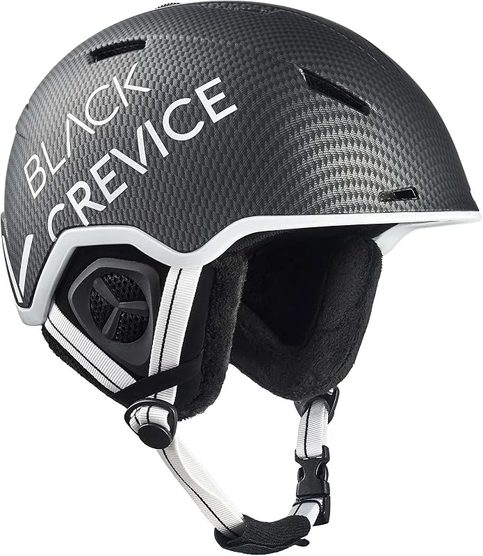 Black Crevice Unisex - Casco de esquí Vail para Adultos, Color Negro y Blanco, Talla L (58-61 cm) — Equipo esqui