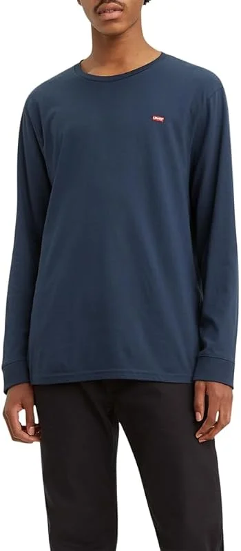 Levi's Long-Sleeve Original Housemark Tee Camiseta Hombre — Plumon fino