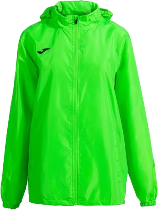 Joma Chubasquero Mujer Impermeable, Cortavientos con Capucha y Bolsillos, RAIN — Plumon fino