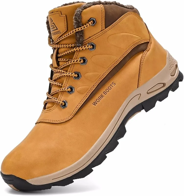 Botas de Nieve Hombre Impermeable Botas de Invierno Antideslizantes — Equipo esqui