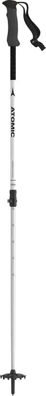 ATOMIC BCT Touring - Bastones de esquí Ajustables de 110 a 135 cm, Bastones de esquí de Aluminio, Bastones de esquí con Mango ergonómico, Equipo de esquí, Color Rojo y Plateado — Equipo esqui