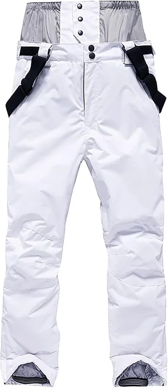 Ropa de esquí para parejas – Pantalones de invierno de algodón grueso forrados cálidos ideales para actividades al aire libre en la nieve, perfectos para experiencias compartidas — Ropa esqui