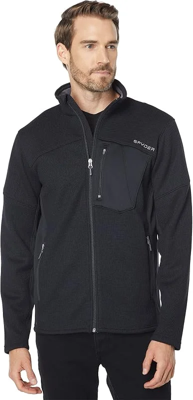 Spyder Bandit Chaqueta de Capa Media Con Cremallera Completa Chaqueta de forro polar Hombre (Pack de 1) — Ropa esqui