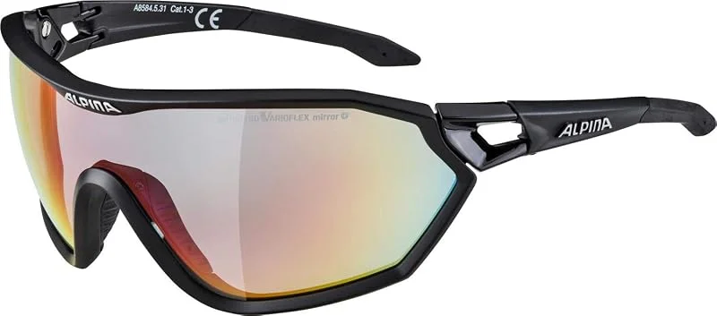 ALPINA S-way Qvm+ Gafas deportivas Unisex adulto (Pack de 1) — Equipo esqui