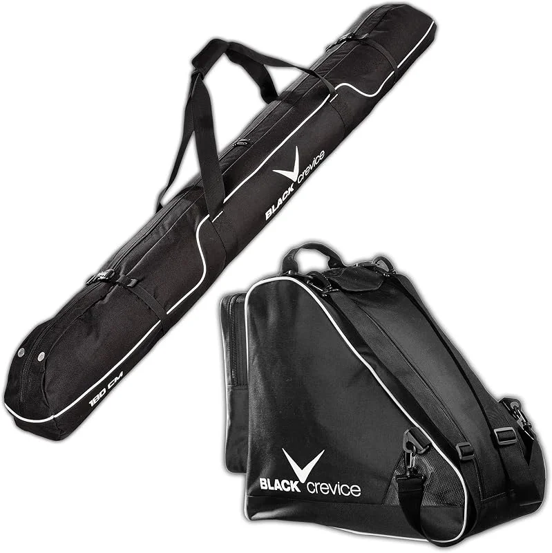 Black Crevice Esquí Bolsillos Set — Equipo esqui