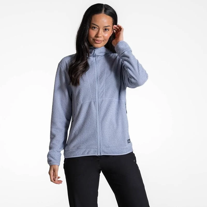 Craghoppers Compresslite - Chaqueta de forro polar con capucha para mujer, ligera — Plumon fino