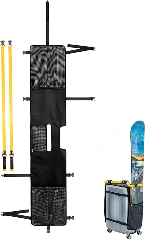 Genérico Bolsa de Snowboard para Viajes Aéreos De Tela Oxford con Correas — Equipo esqui
