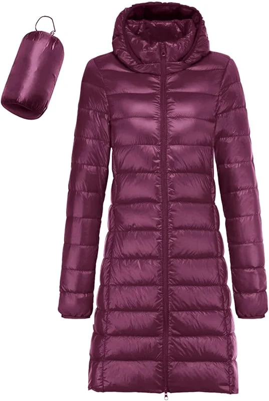 Chaqueta de invierno para mujer, tallas grandes, chaqueta acolchada para mujer, chaqueta de entretiempo, abrigo acolchado grueso, parka de invierno, plumón, acogedora, acolchada, talla grande — Plumon fino