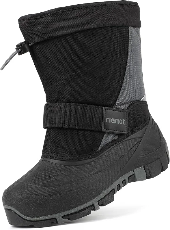 riemot Botas Nieve Niño, Botas de Nieve Cálidas para Niño y Niña — Equipo esqui