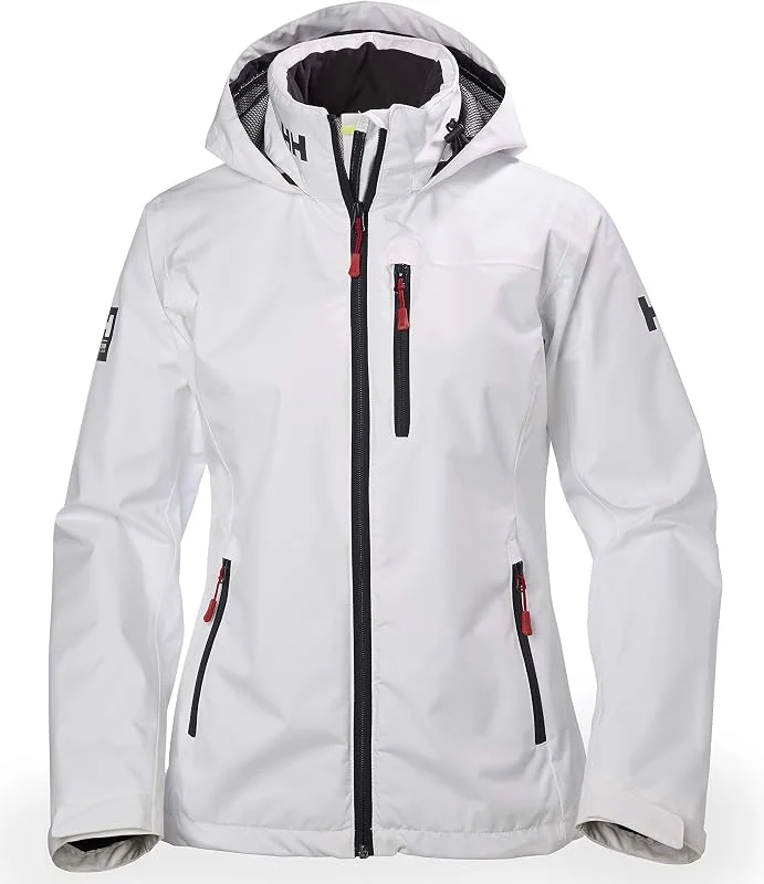 Helly Hansen Chaqueta Mujer Crew Midlayer con Capucha – Cazadora Náutica Impermeable con Forro Polar y Capucha Desmontable — Ropa esqui